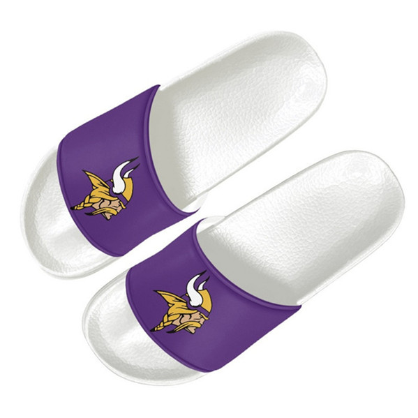 Women's Minnesota Vikings Flip Flops 001
